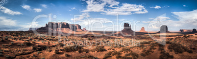 monument valley panoramic view