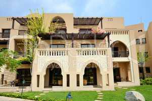 the arabic style villas in luxury hotel, fujairah, uae