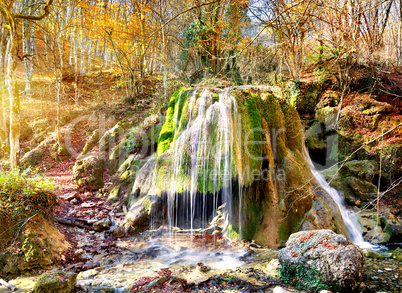 Waterfall silver jets