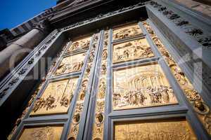the gate of paradise - baptistery, florence