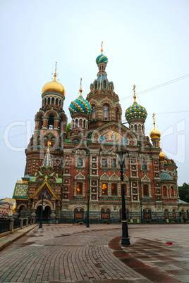 savior on blood cathedral in st. petersburg, russia