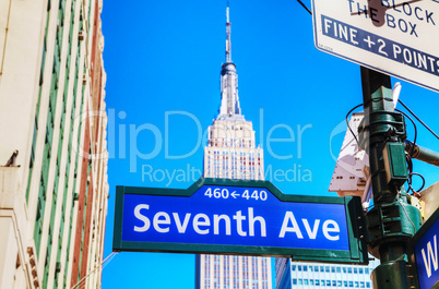seventh avenue sign