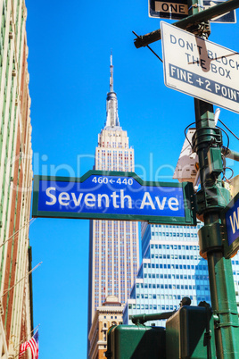 seventh avenue sign