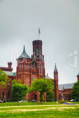 smithsonian institution building (the castle) in washington, dc