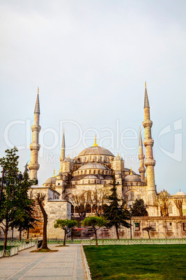 sultan ahmed mosque (blue mosque) in istanbul