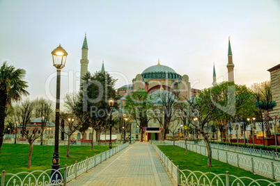 hagia sophia in istanbul, turkey