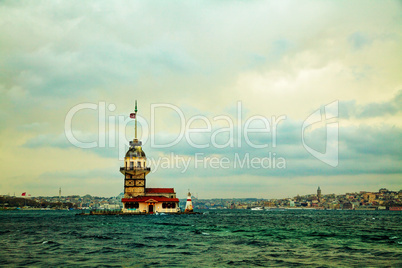 maiden's island in istanbul, turkey