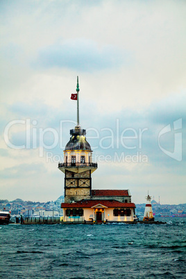 maiden's island in istanbul, turkey