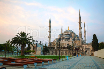 sultan ahmed mosque (blue mosque) in istanbul