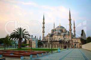 sultan ahmed mosque (blue mosque) in istanbul