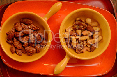 spicy nuts and almonds