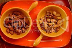 spicy nuts and almonds