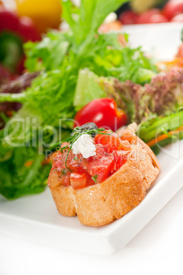 original italian fresh bruschetta