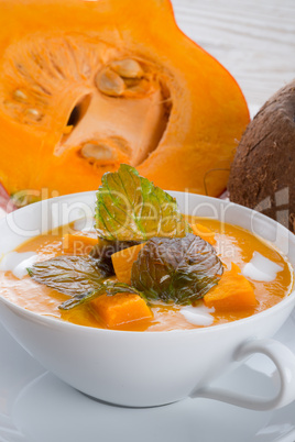 .pumpkin soup