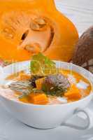 .pumpkin soup