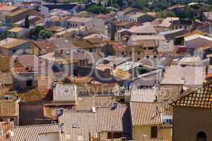 Über den Dächern von Gruissan in Südfrankreich