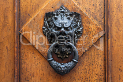 old door knocker in florence