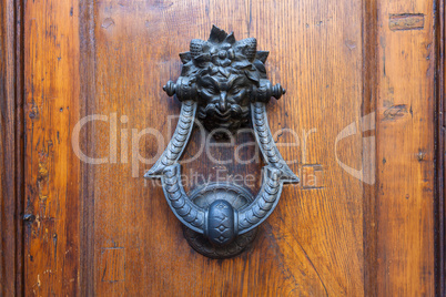 old door knocker in florence