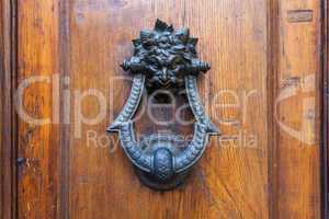 old door knocker in florence