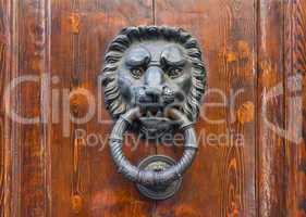 old door knocker in florence