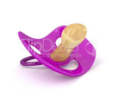 Purple pacifier