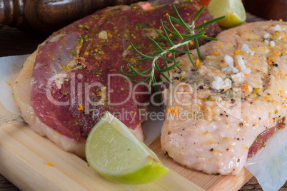 marinated duck breast