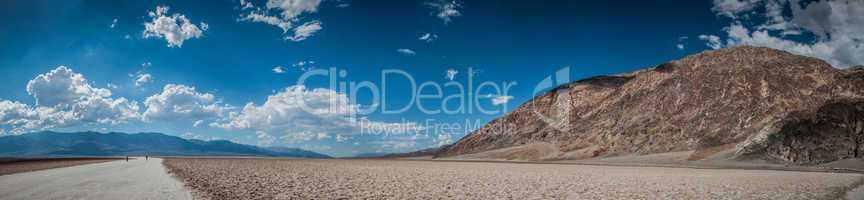 death valley panorama bad water basin