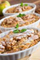 apple walnut streusel cake