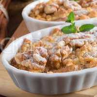 apple walnut streusel cake