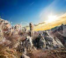 Rocks in the Valley of ghosts