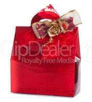 Gift bag isolated against a white background
