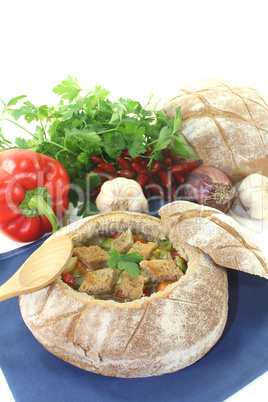 brotsuppe mit paprika