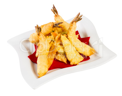 prawns in batter