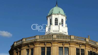 dome roof of sheldonian theatre, oxford university, uk