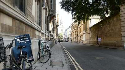 Street view of Oxford University, UK.(OXFORD UNIVERSITY STREET SCENE-52a)
