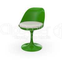 retro design stuhl - grün weiß
