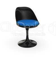 Futuristischer stuhl - schwarz blau
