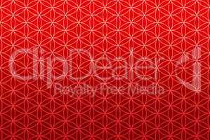 Endlos Textur Rot - Blume des Lebens