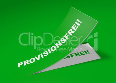 3D Etikett Grün - Provisionsfrei!