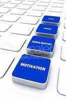 Pad Konzept Blau - Motivation Kreativität Ideen Ziele 7