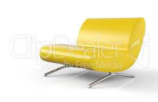 Ergonomischer Designer Sessel Gelb