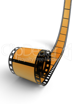 Blanko Filmrolle Orange 03
