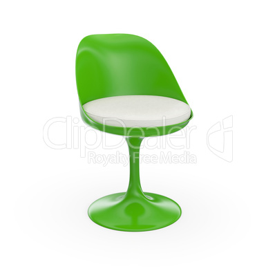 Futuristischer Stuhl - Grün Weiß