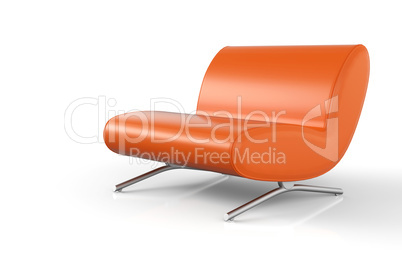 ergonomischer designer sessel orange