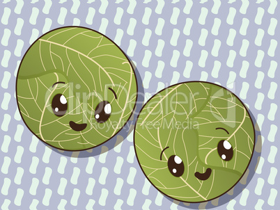 kawaii cabbage icons