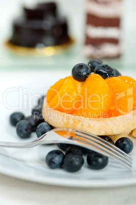 blueberry cream cupcake