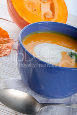 .pumpkin soup