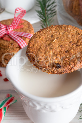 .milk and cookies for santa