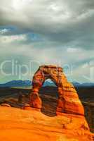 delicate arch at the arches national park, utah, usa
