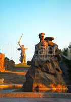 the motherland calls! monument in volgograd, russia